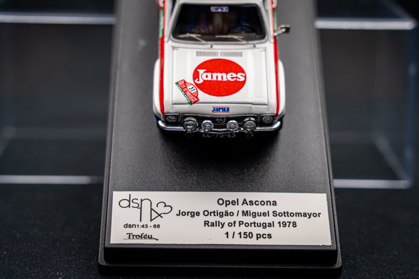 Opel Ascona lim. edition 1/150 Stk. #31 J. Ortigao / M. Sottomayor Portugal Rallye 1978 DSN