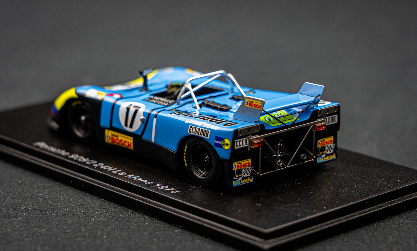 Porsche 908/02 #17 Merello / Ortega / Ranft - 24h LeMans 1974 Spark 1:43