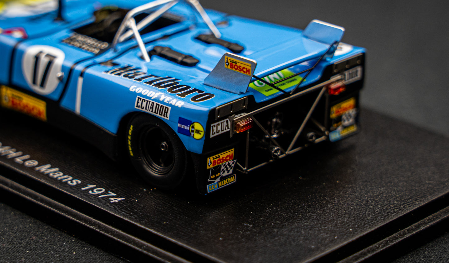 Porsche 908/02 #17 Merello / Ortega / Ranft - 24h LeMans 1974 Spark 1:43