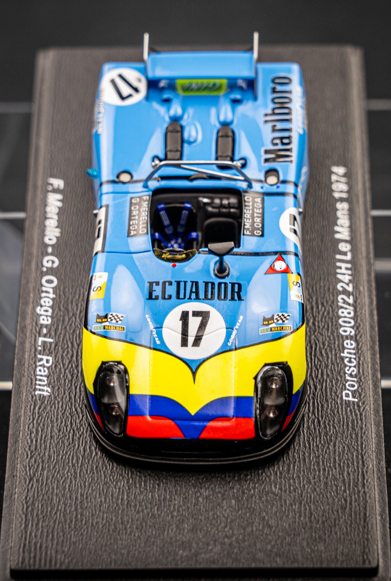 Porsche 908/02 #17 Merello / Ortega / Ranft - 24h LeMans 1974 Spark 1:43