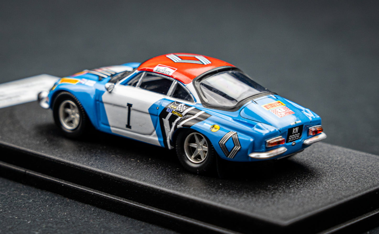 Renault Alpine A110 lim. 1/150 Stk. #1 S. Zasada / E. Zasada Rallye of Poland 1974 Trofeu 1:43