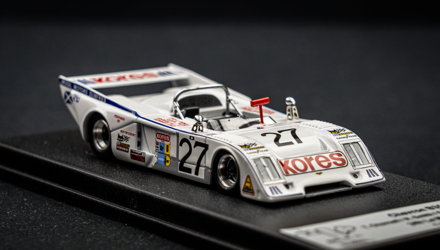 Chevron B31 lim. 1/150 Stk. #27 Charnell/Smith/Alliot/Jones 24h LeMans 1978 DSN Trofeu 1:43