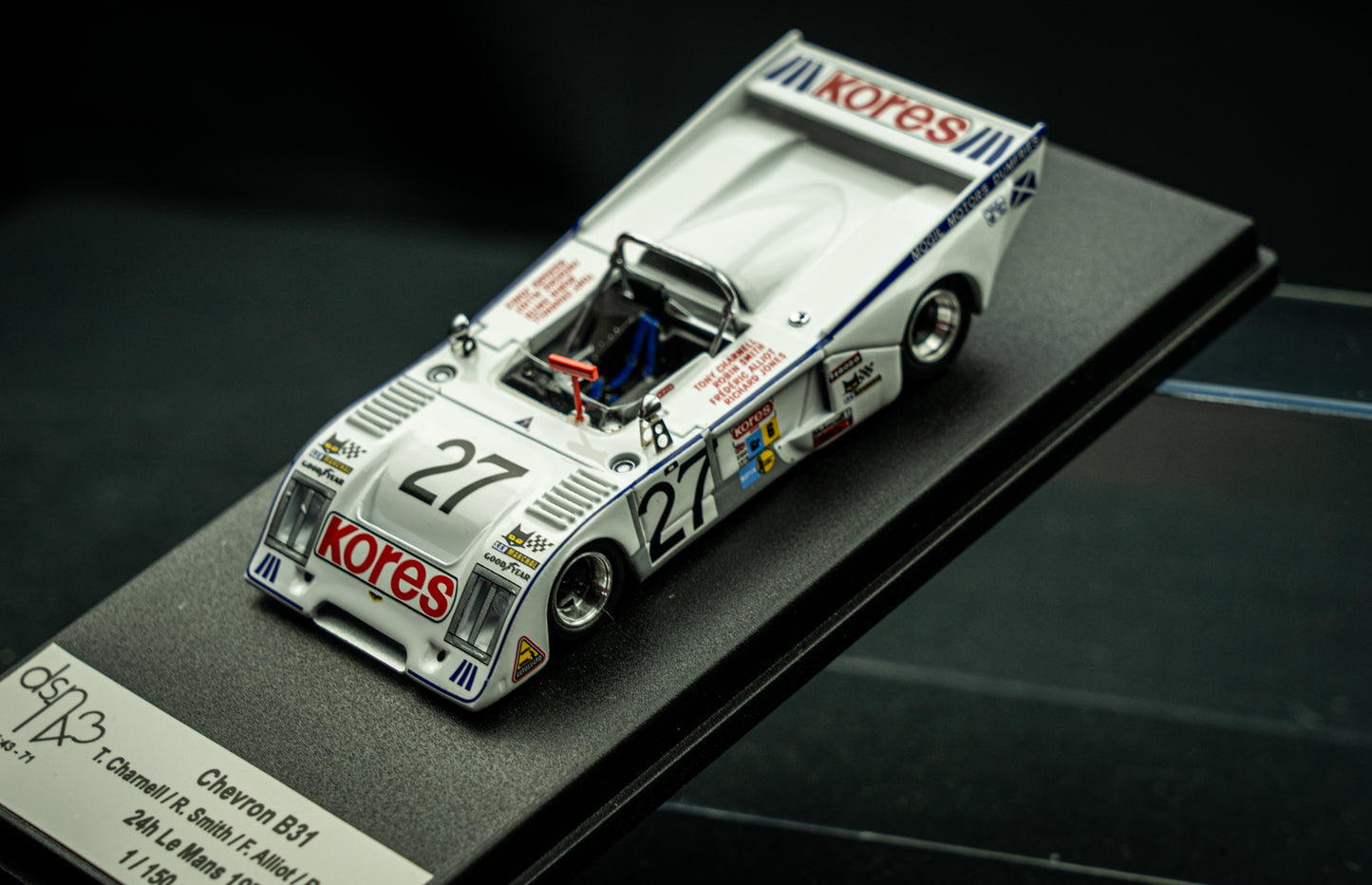 Chevron B31 lim. 1/150 Stk. #27 Charnell/Smith/Alliot/Jones 24h LeMans 1978 DSN Trofeu 1:43