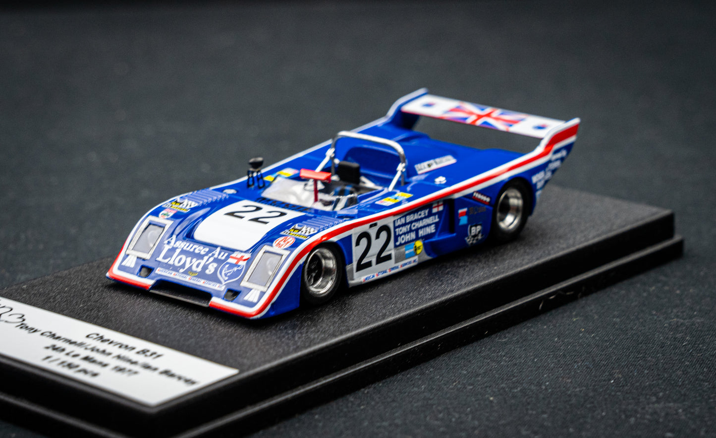 Chevron B31 lim. 1/150 Stk. #22 Charnell / Hine / Barcey 24h LeMans 1977 DSN Trofeu 1:43