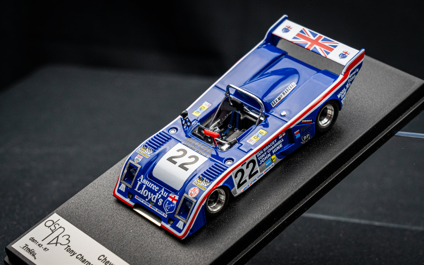 Chevron B31 lim. 1/150 Stk. #22 Charnell / Hine / Barcey 24h LeMans 1977 DSN Trofeu 1:43