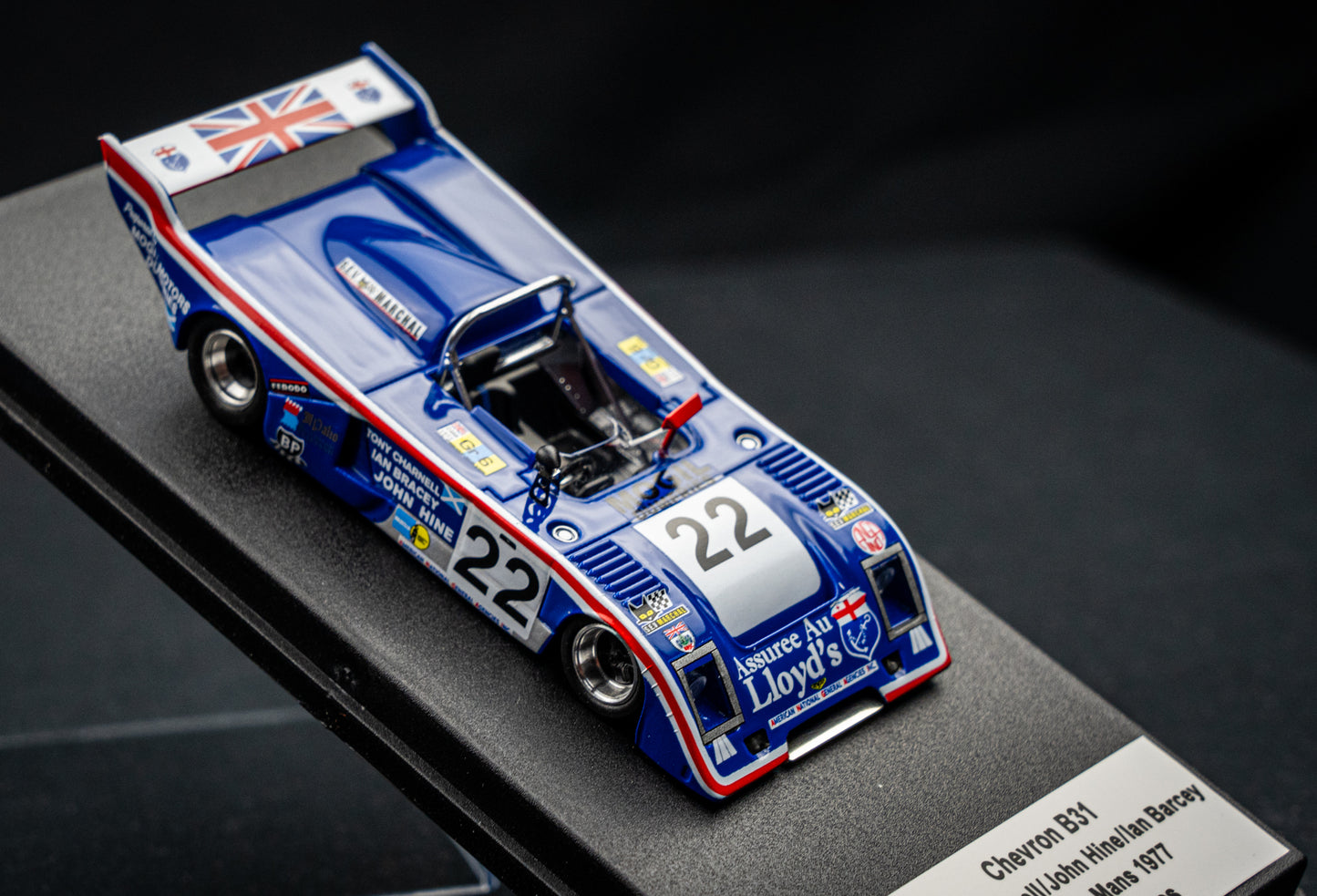 Chevron B31 lim. 1/150 Stk. #22 Charnell / Hine / Barcey 24h LeMans 1977 DSN Trofeu 1:43