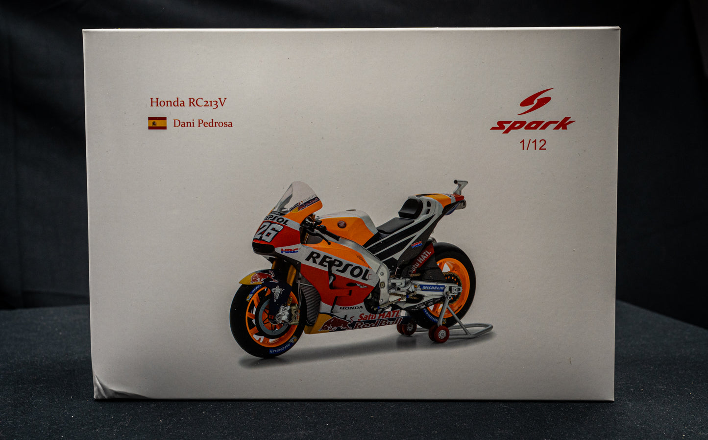 Dani Pedrosa Honda RC213V #26 MotoGP 2017 Spark 1:12