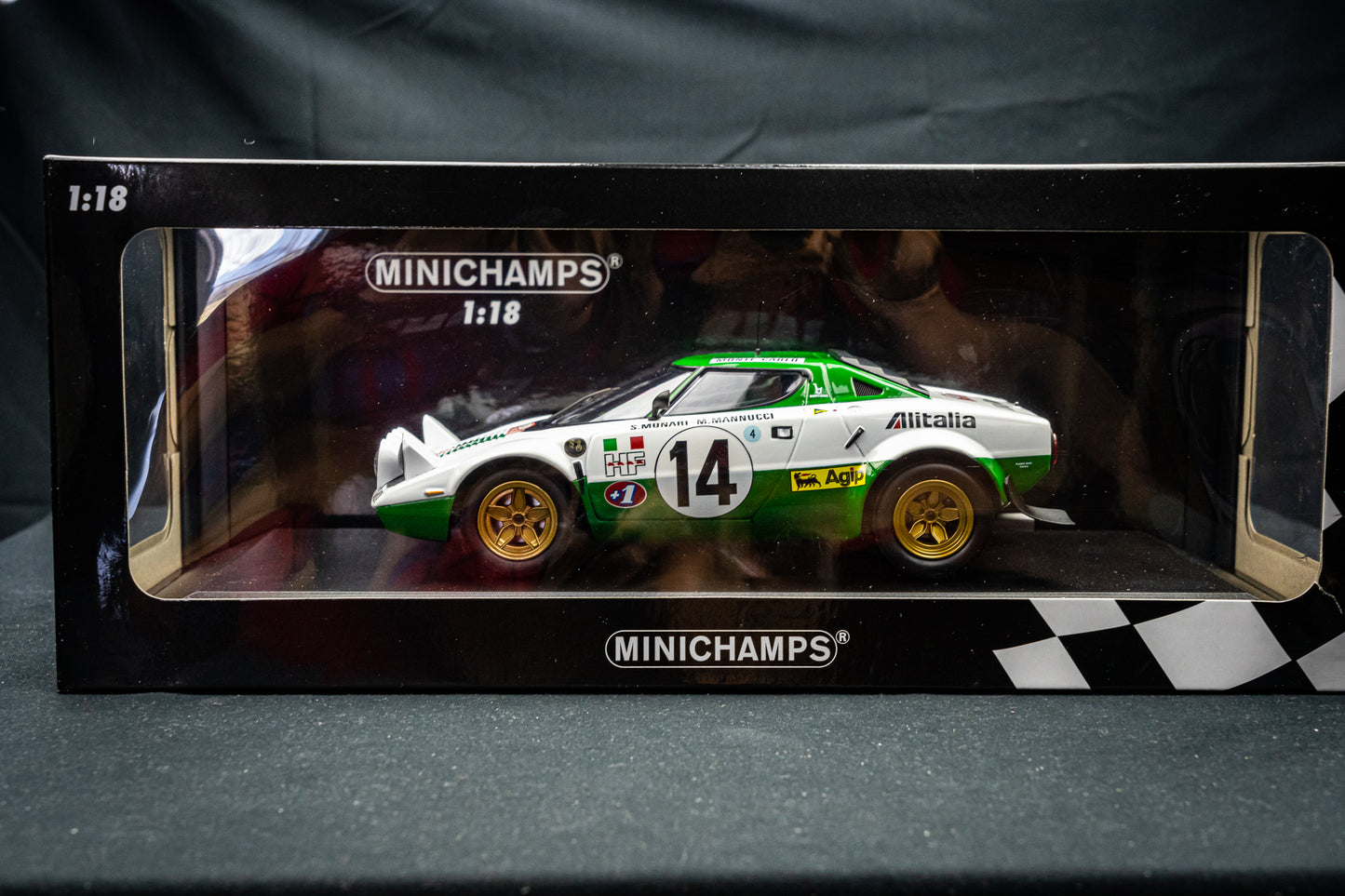 Lancia Stratos lim. edition 504 pcs. #14 Munari / Mannucci Winner Rallye Monte Carlo 1975 1:18