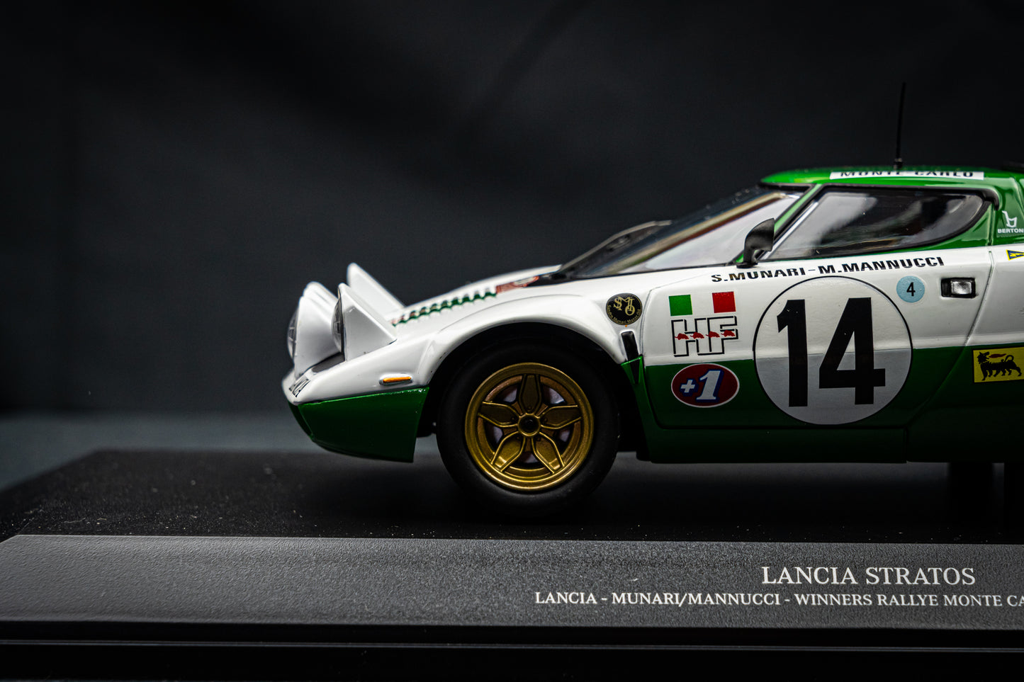 Lancia Stratos lim. edition 504 pcs. #14 Munari / Mannucci Winner Rallye Monte Carlo 1975 1:18