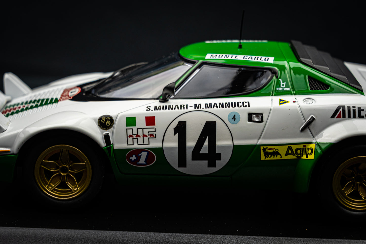 Lancia Stratos lim. edition 504 pcs. #14 Munari / Mannucci Winner Rallye Monte Carlo 1975 1:18
