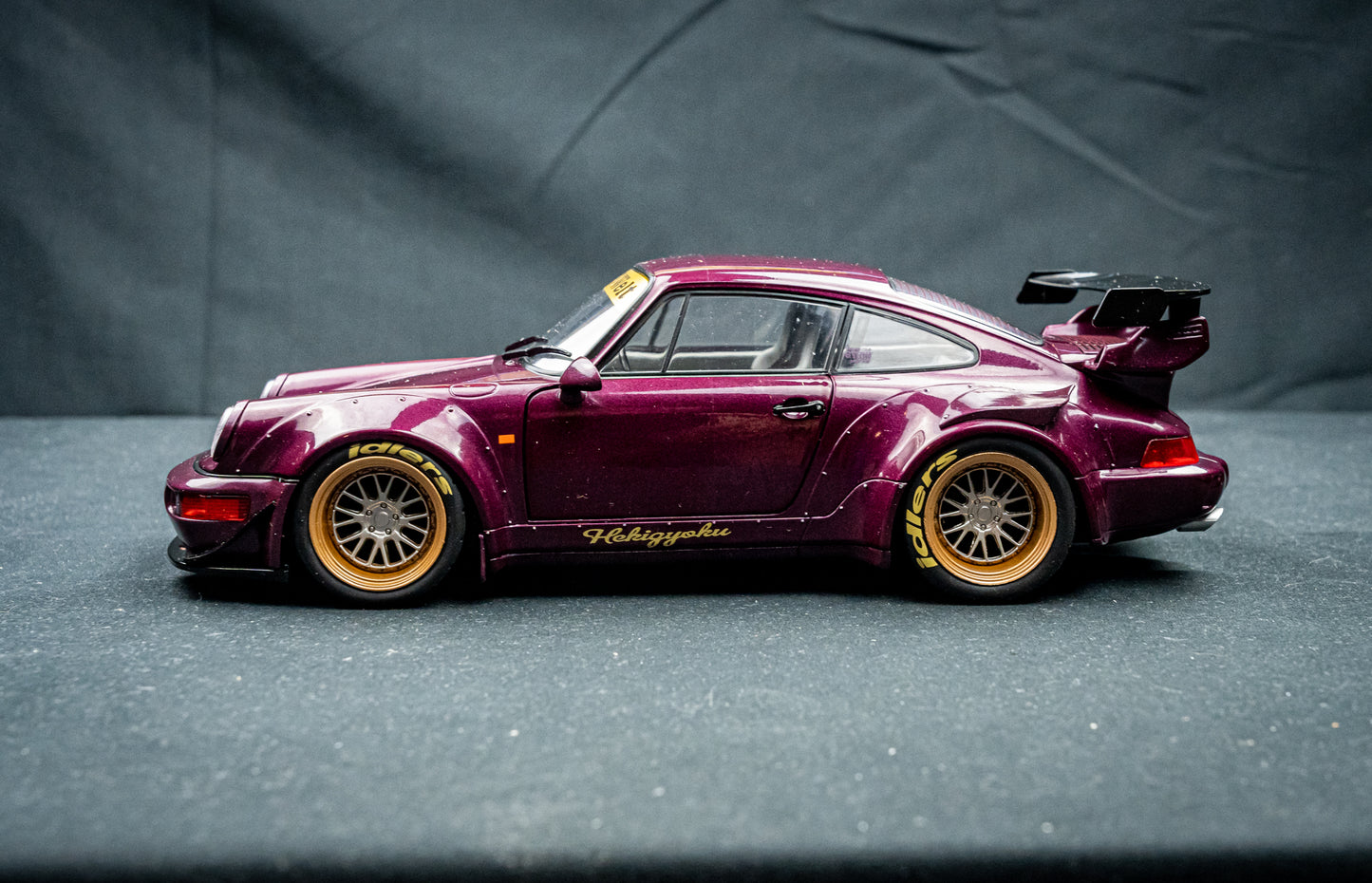 Porsche 911 (964) RWB Hekigyoku purple - Solido 1:18
