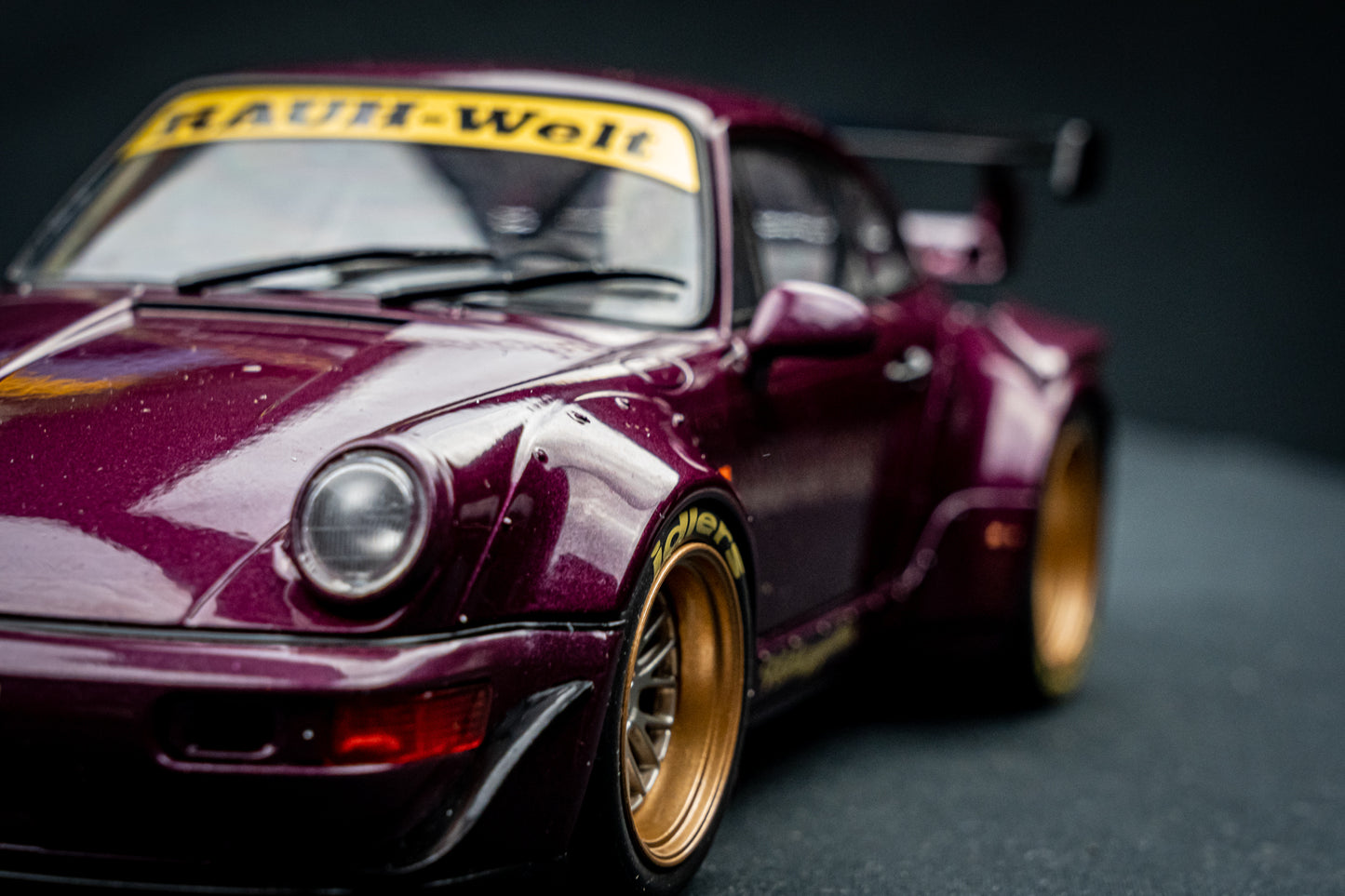 Porsche 911 (964) RWB Hekigyoku purple - Solido 1:18