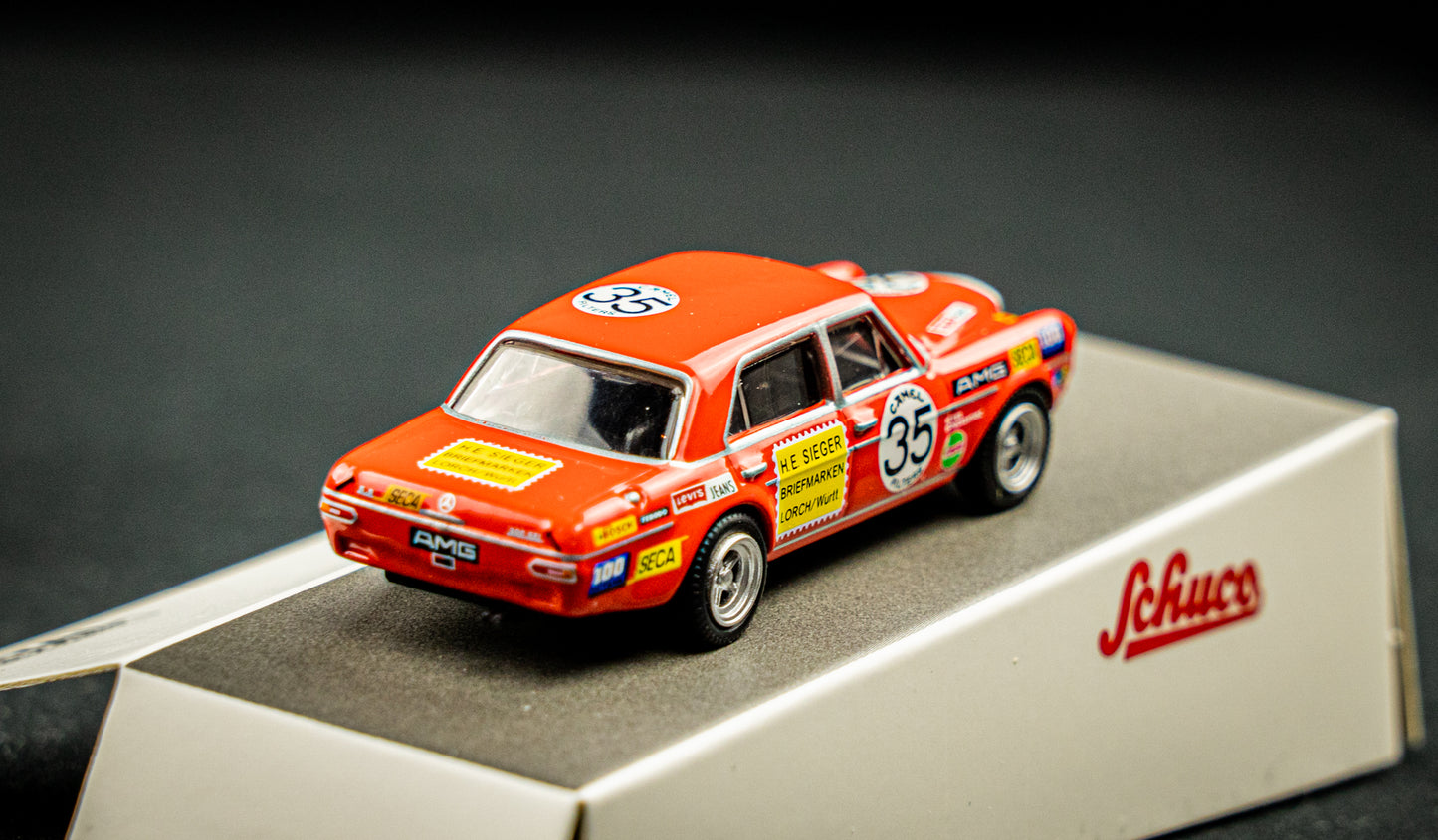 Mercedes Benz AMG 300 SEL #35 2nd 24h Spa 1971 mit Heyer / Schickentanz - Schuco 1:87