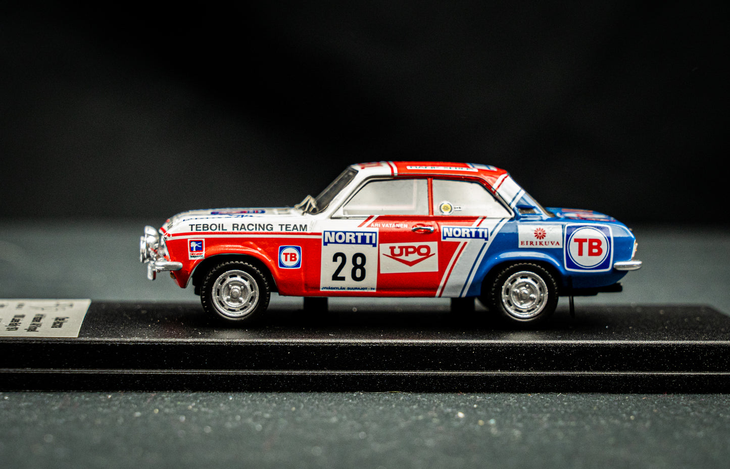 Opel Ascona - Lim. Edition 1 / 150 #28 Ari Vatanen / Alf Krogell - 1000 Lakes Rallye 1974