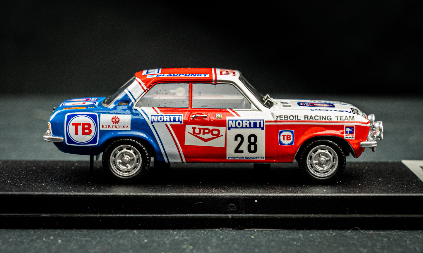 Opel Ascona - Lim. Edition 1 / 150 #28 Ari Vatanen / Alf Krogell - 1000 Lakes Rallye 1974