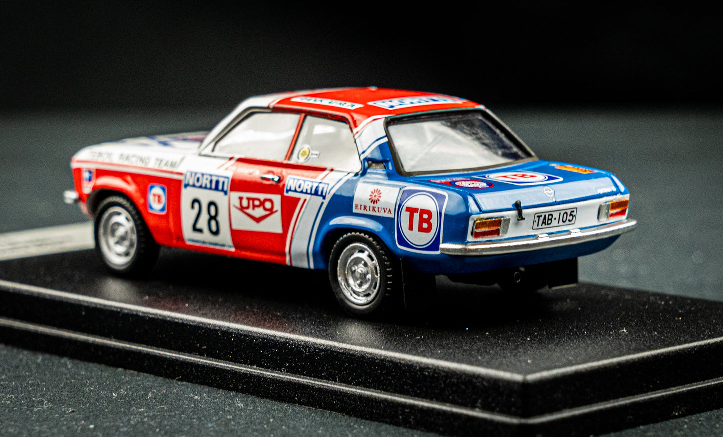Opel Ascona - Lim. Edition 1 / 150 #28 Ari Vatanen / Alf Krogell - 1000 Lakes Rallye 1974