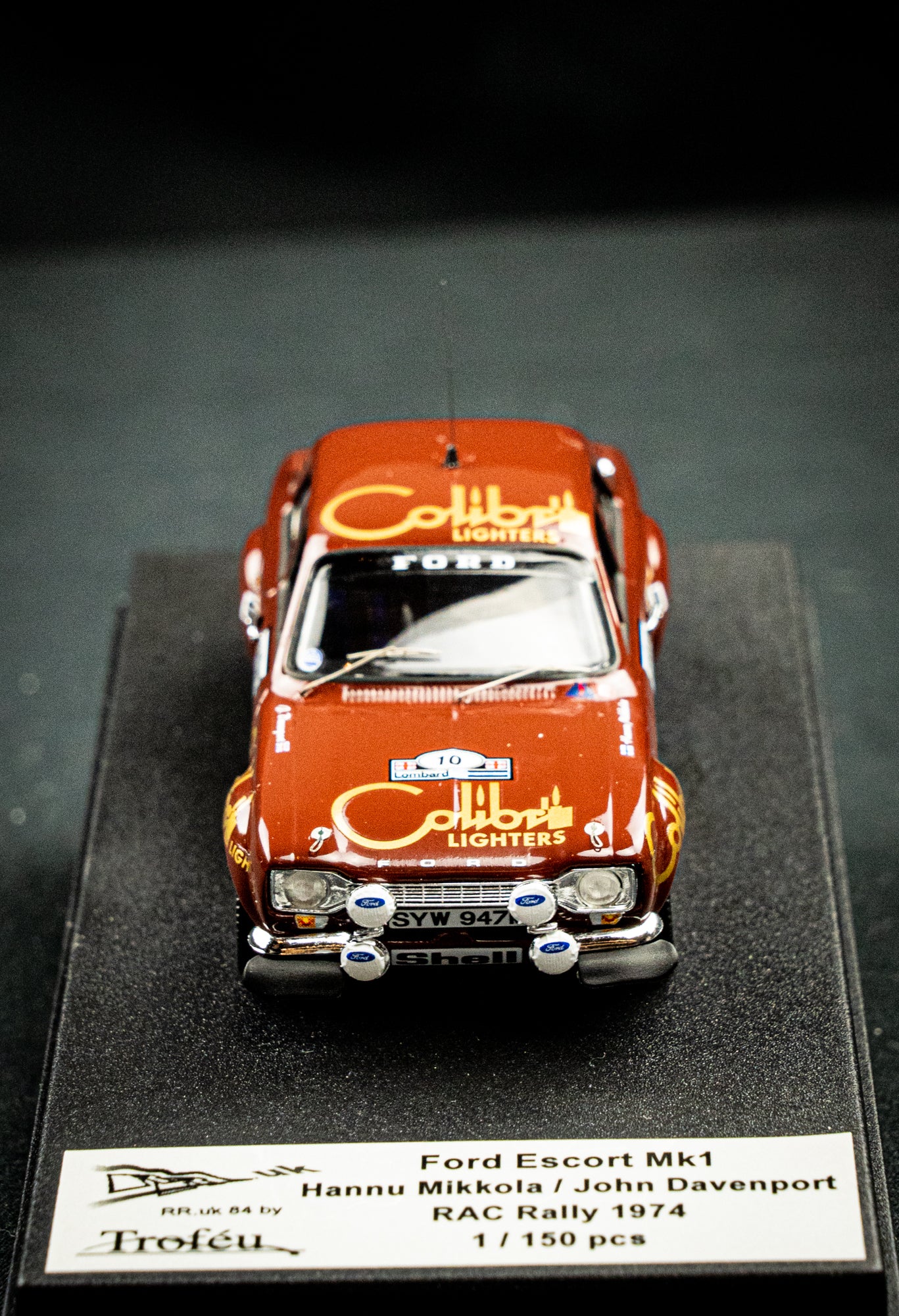 Ford Escort Mk 1 #10 H.Mikkola / J. Davenport RAC Rallye 1974 lim. Edition 1 / 150 Stk. 1:43
