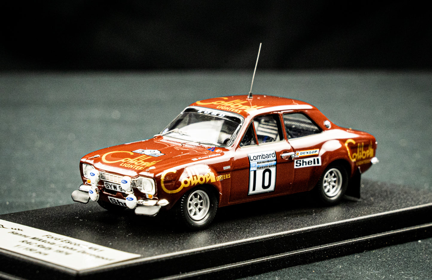 Ford Escort Mk 1 #10 H.Mikkola / J. Davenport RAC Rallye 1974 lim. Edition 1 / 150 Stk. 1:43