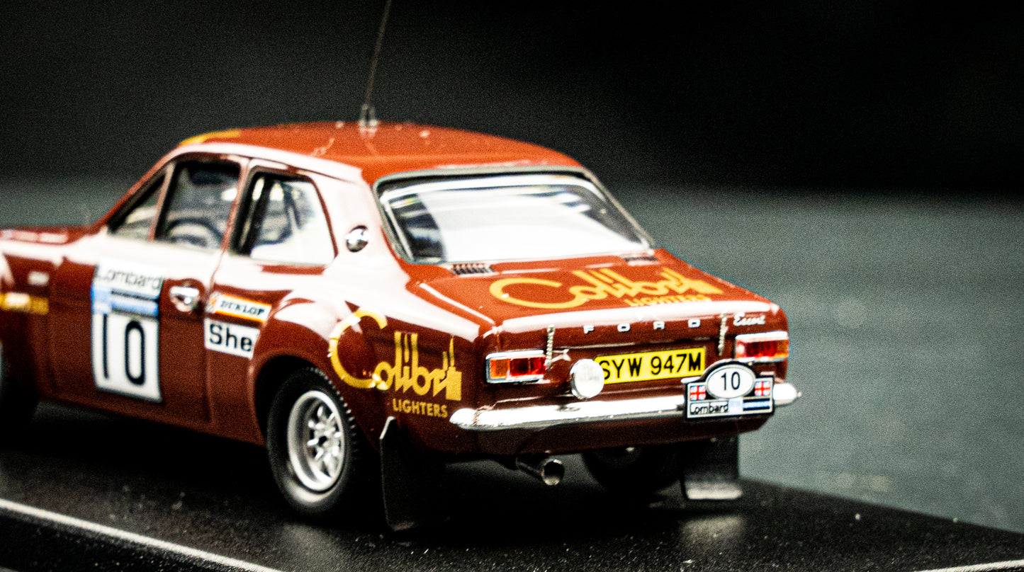 Ford Escort Mk 1 #10 H.Mikkola / J. Davenport RAC Rallye 1974 lim. Edition 1 / 150 Stk. 1:43