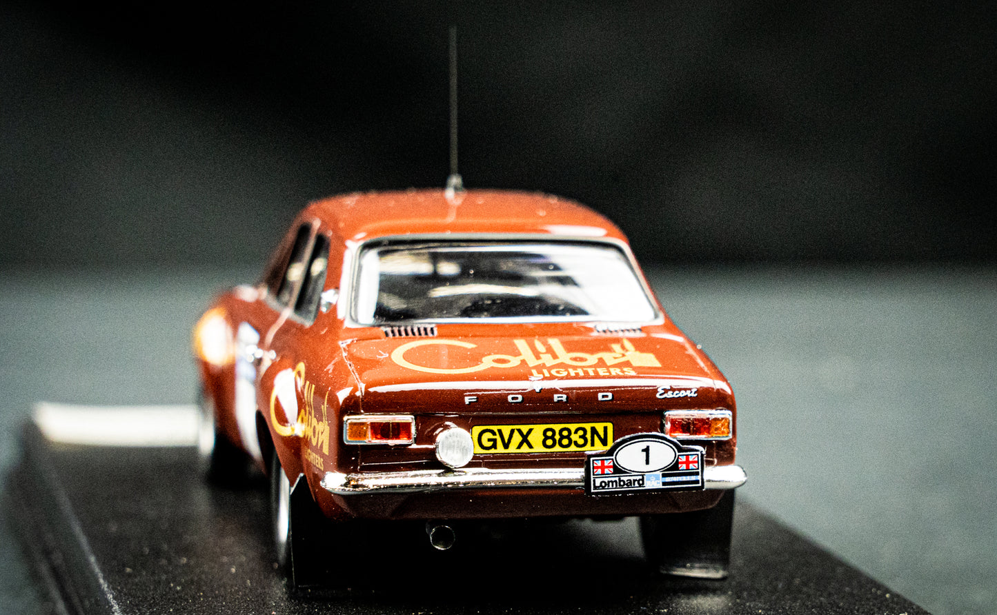 Ford Escort Mk1 #1 T. Mäkinen / H. Liddon RAC Rallye 1974 lim. Edition 1 / 150 Stk. 1:43