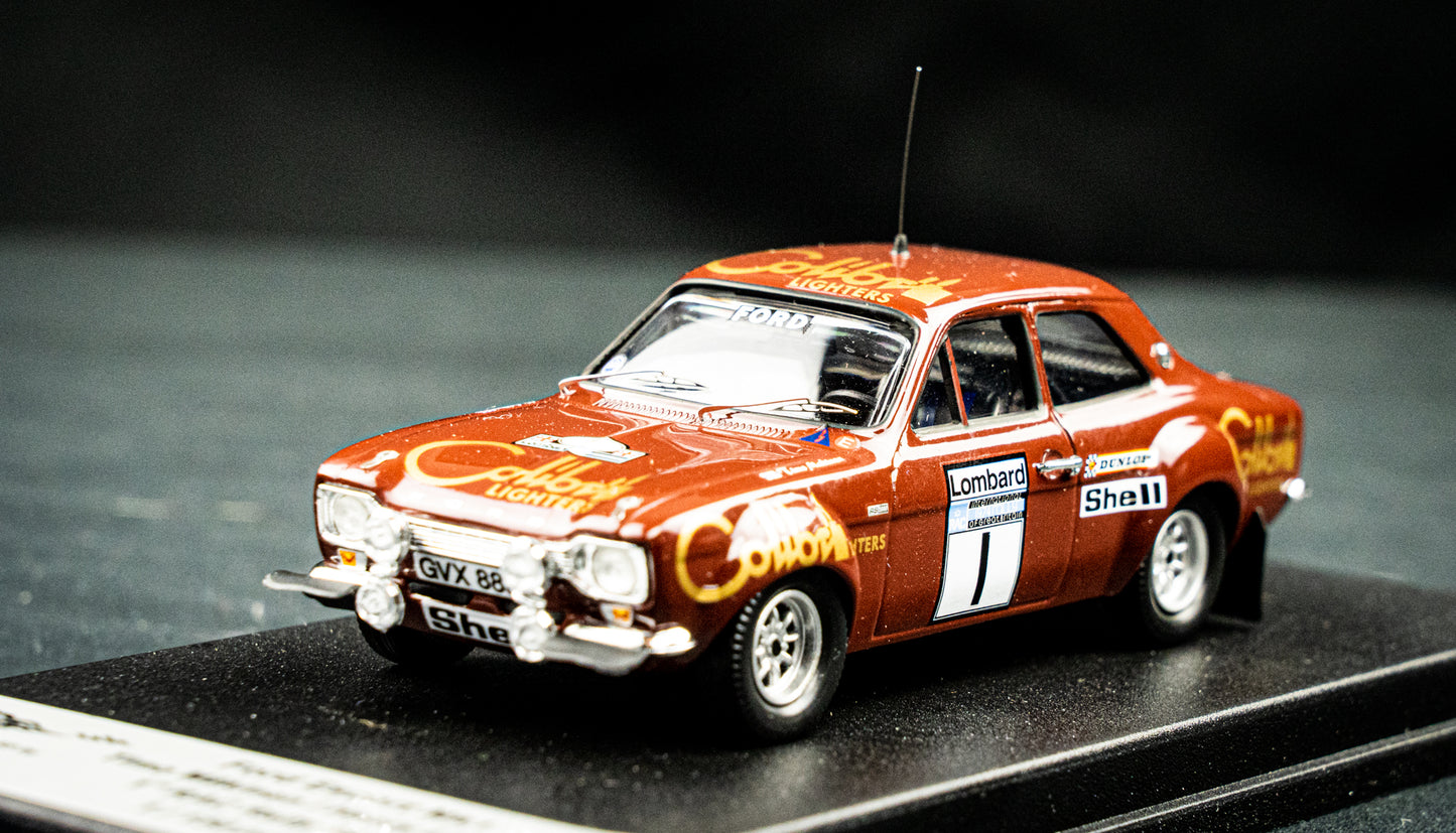Ford Escort Mk1 #1 T. Mäkinen / H. Liddon RAC Rallye 1974 lim. Edition 1 / 150 Stk. 1:43