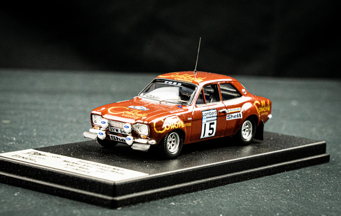 Ford Escort Mk1 #15 M. Alen / P. White RAC Rallye 1974 lim. Edition 1 / 150 Stk. 1:43