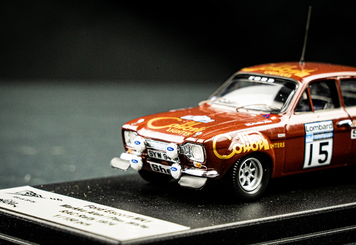 Ford Escort Mk1 #15 M. Alen / P. White RAC Rallye 1974 lim. Edition 1 / 150 Stk. 1:43
