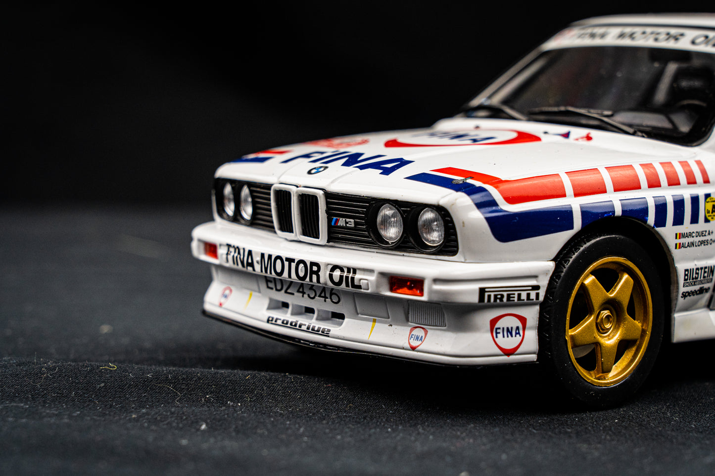 BMW M3 E30 #18 Mark Duez / Alain Lopes - Rallye Monte Carlo 1989 - Solido 1:18