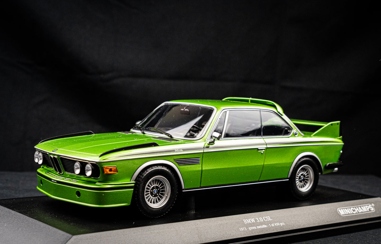 BMW 3.0 CSL E9 1973 grün lim. Edition 504 Stk. - Minichamps 1:18