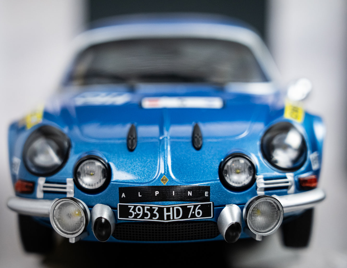 Renault Alpine A110 1600S, Jean Pierre Nicholas, Olympia Rallye 1972 Solido 1:18