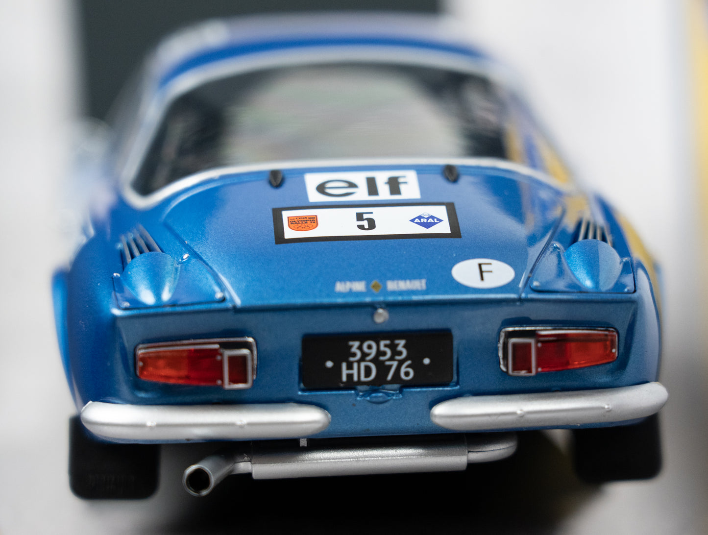 Renault Alpine A110 1600S, Jean Pierre Nicholas, Olympia Rallye 1972 Solido 1:18
