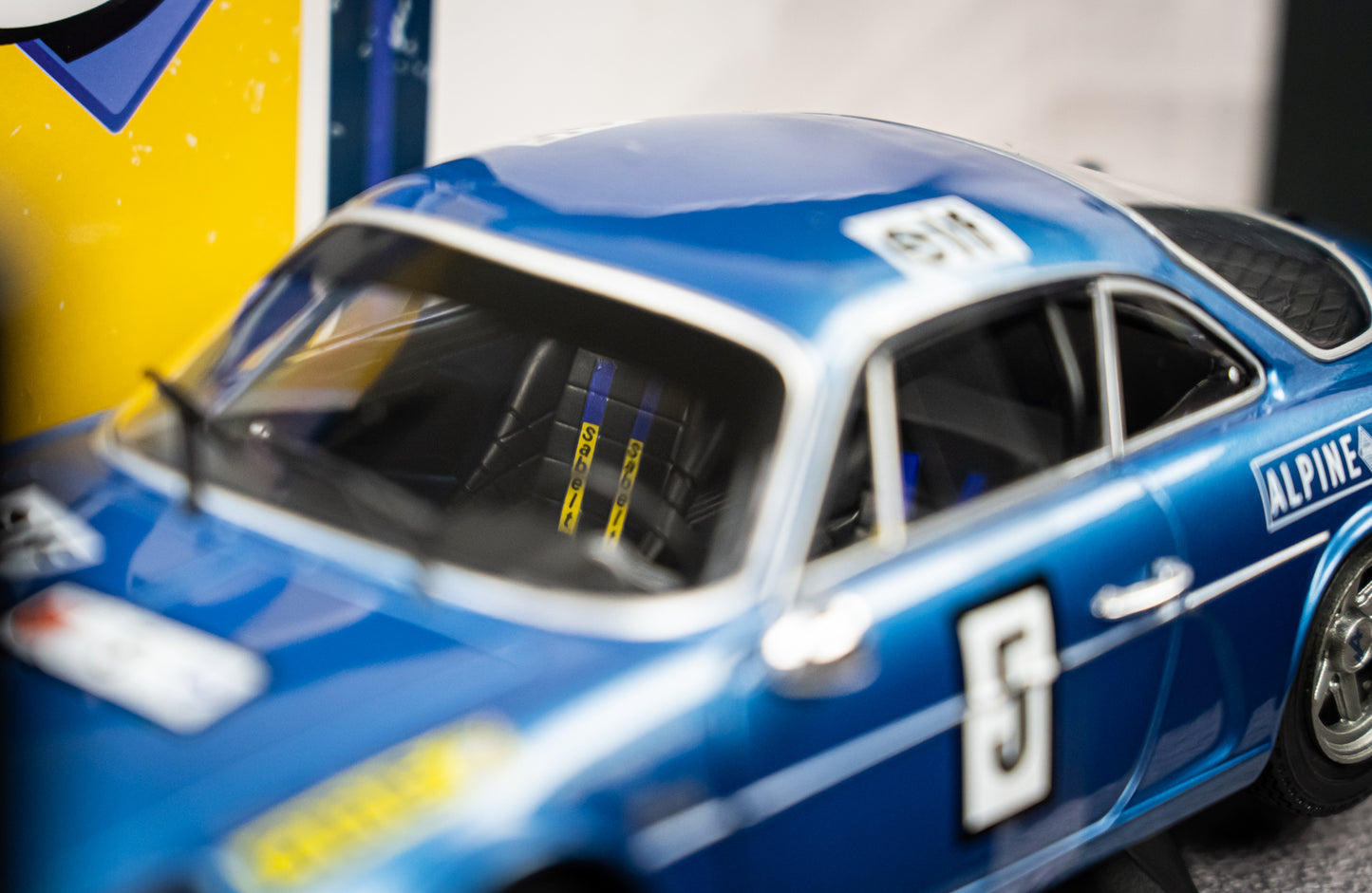 Renault Alpine A110 1600S, Jean Pierre Nicholas, Olympia Rallye 1972 Solido 1:18