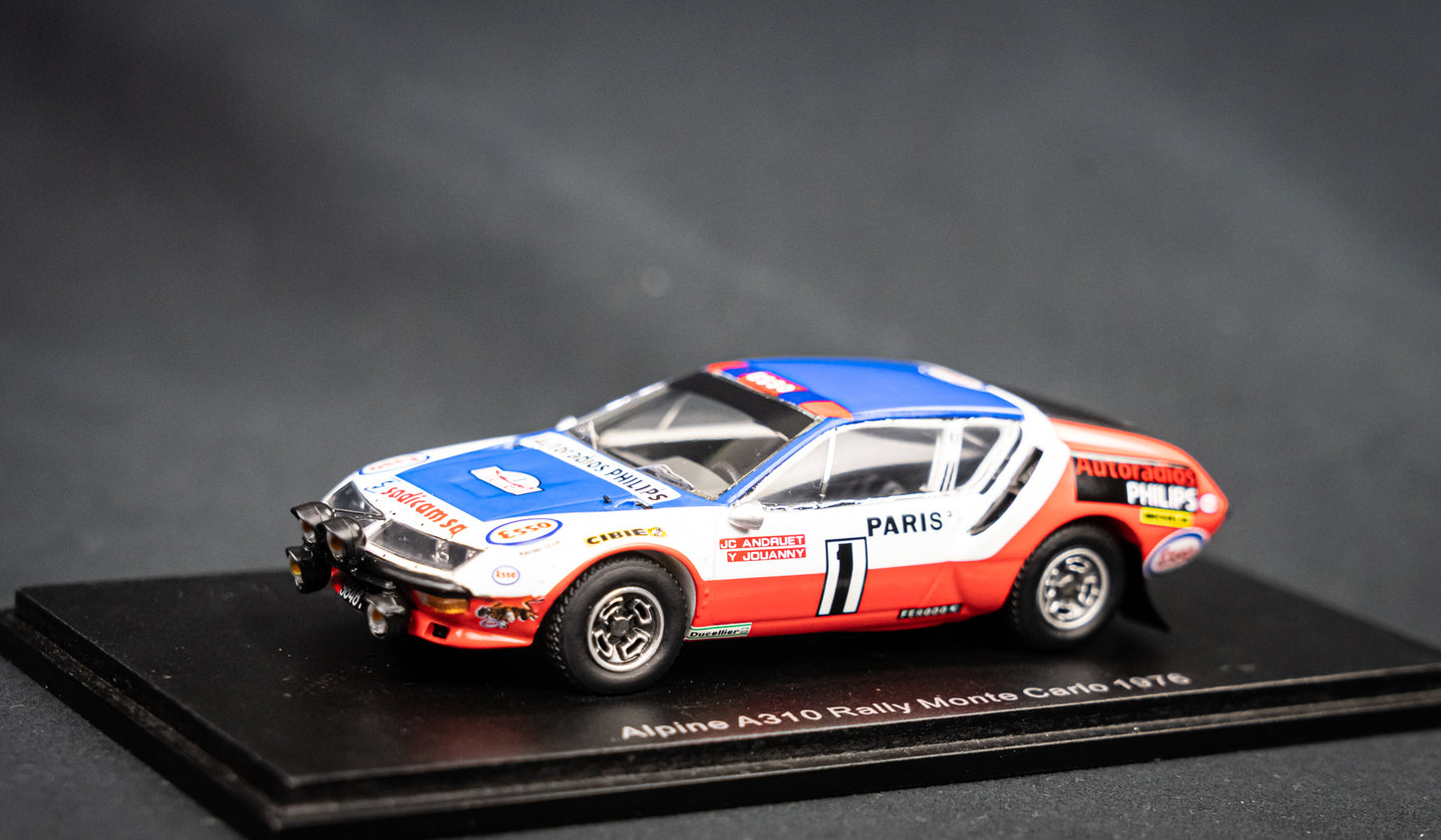 Renault Alpine A310 Rallye Monte Carlo 1976, Jean Claude Andruet, Spark 1:43
