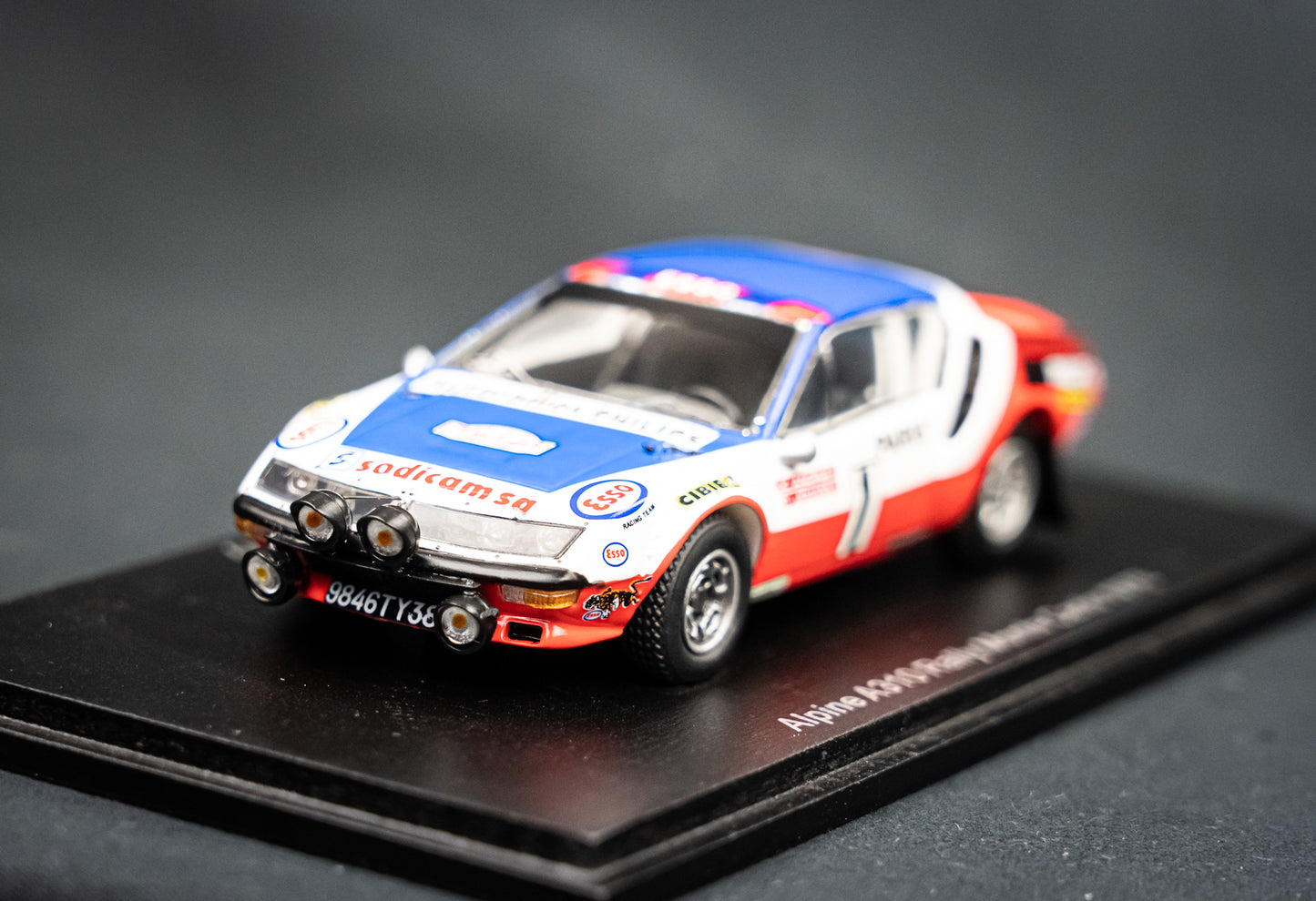 Renault Alpine A310 Rallye Monte Carlo 1976, Jean Claude Andruet, Spark 1:43
