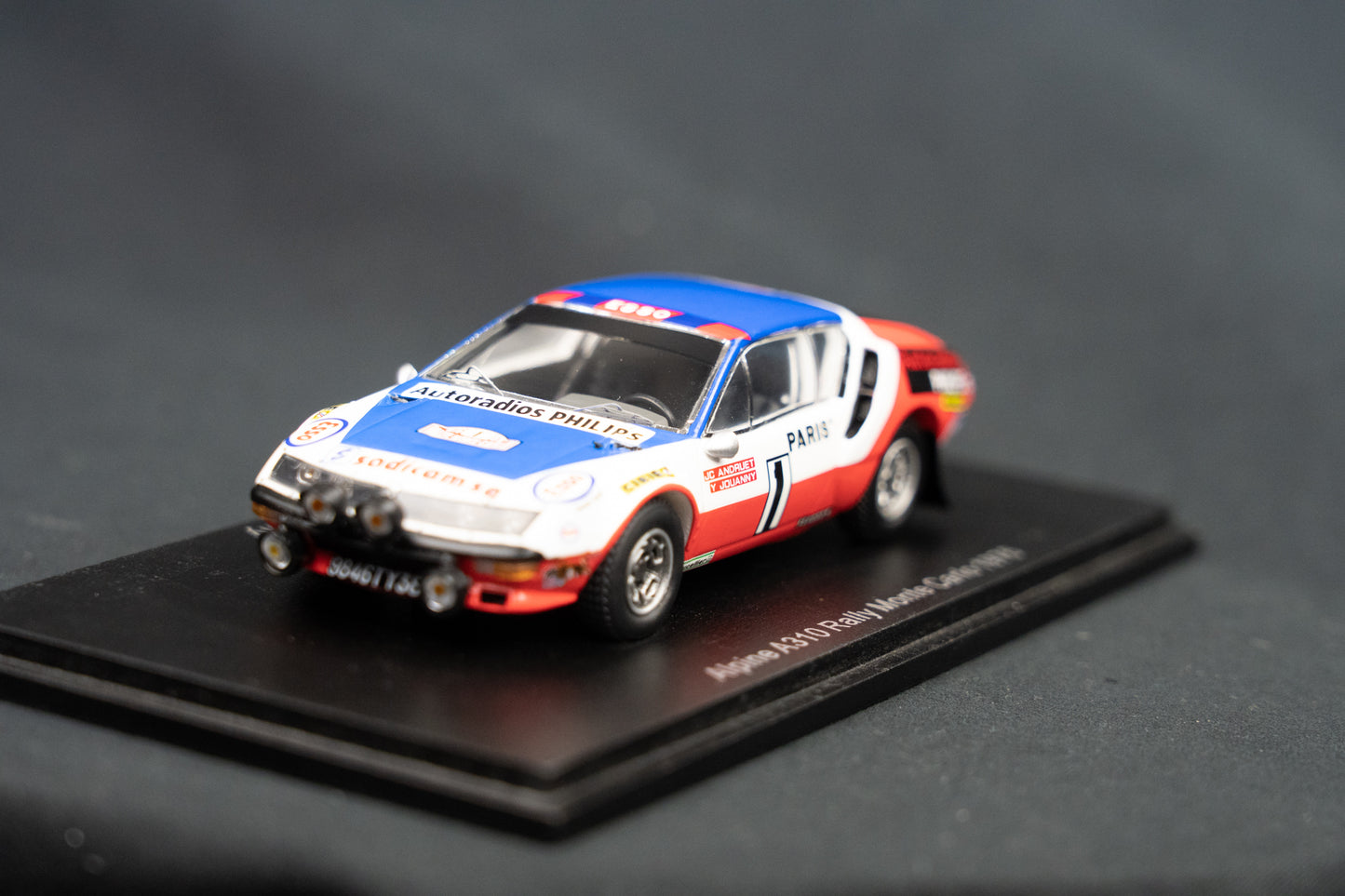 Renault Alpine A310 Rallye Monte Carlo 1976, Jean Claude Andruet, Spark 1:43