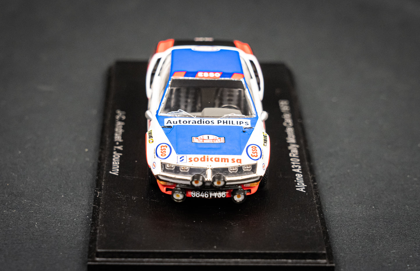Renault Alpine A310 Rallye Monte Carlo 1976, Jean Claude Andruet, Spark 1:43