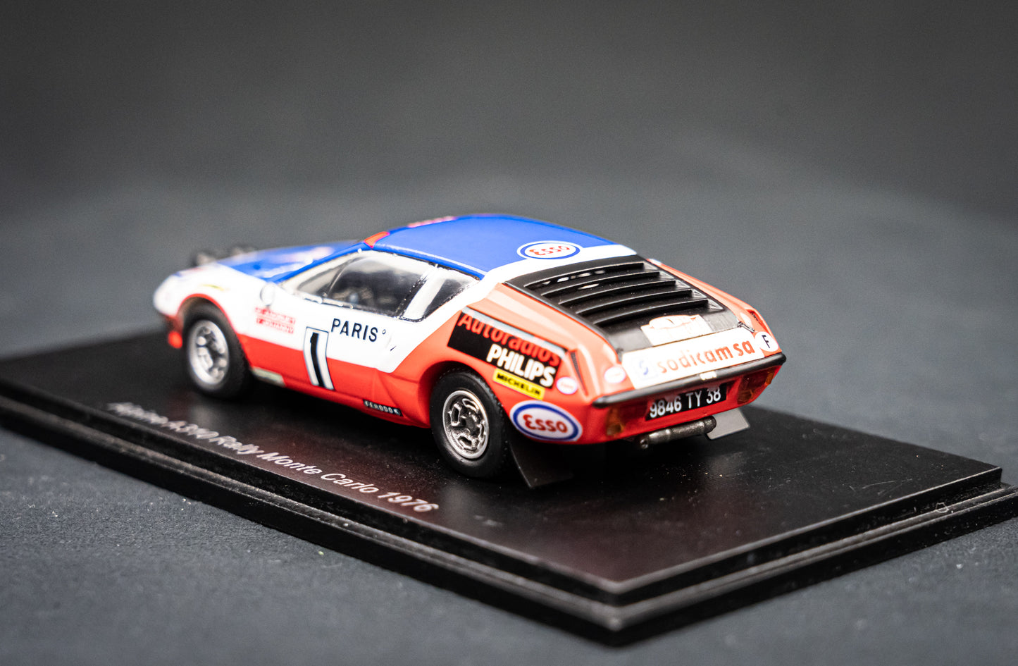 Renault Alpine A310 Rallye Monte Carlo 1976, Jean Claude Andruet, Spark 1:43