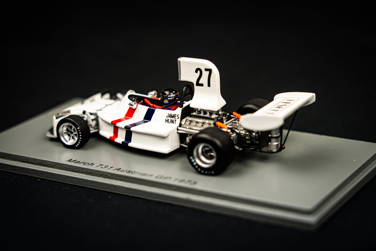 March 731 - #27 James Hunt / GP Österreich 1973 - Spark 1:43