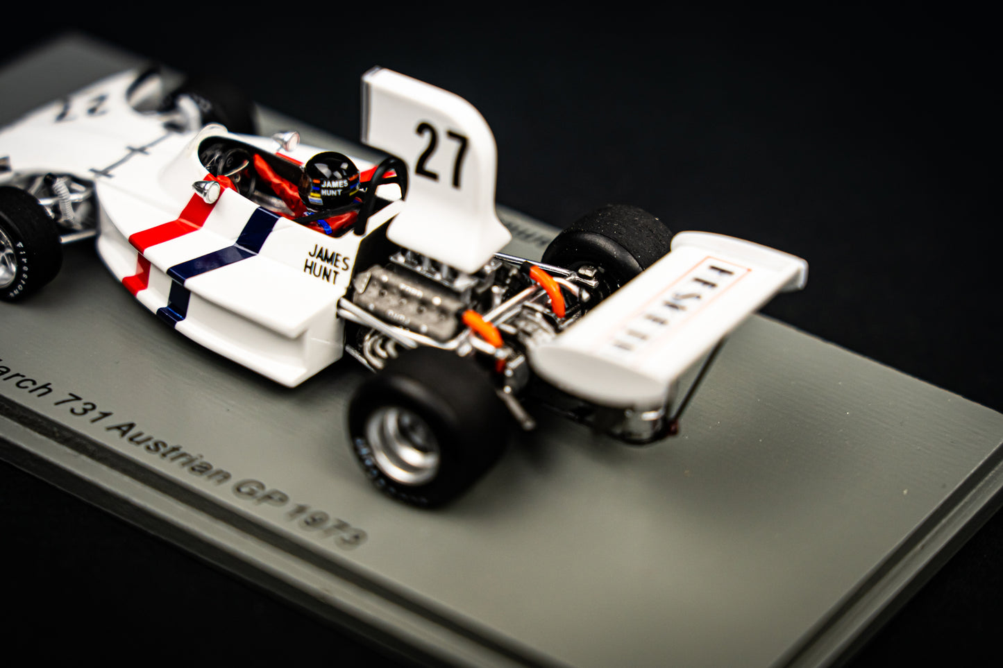 March 731 - #27 James Hunt / GP Österreich 1973 - Spark 1:43