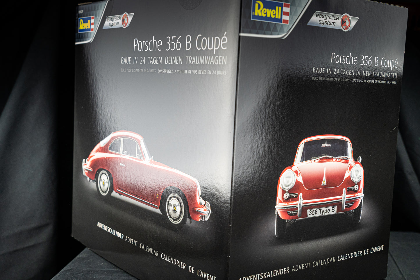 Porsche 356 B Coupe - Adventkalender mit 127 Teilen in 1:16