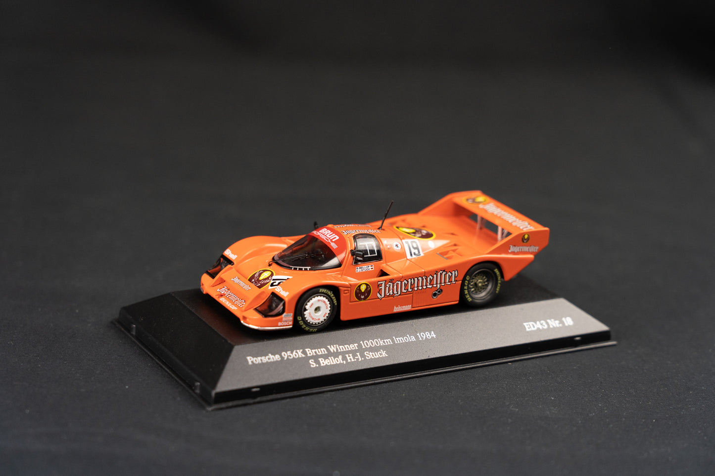 Porsche 956K Brun #19 - Winner 1000km Imola 1984 Bellof / Stuck 1:43