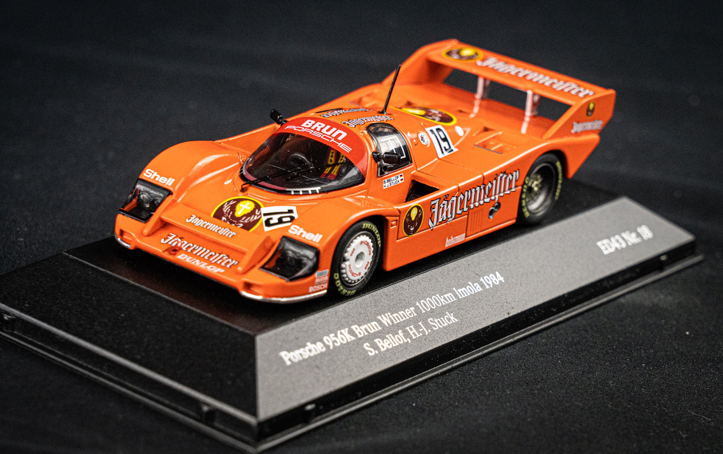 Porsche 956K Brun #19 - Winner 1000km Imola 1984 Bellof / Stuck 1:43