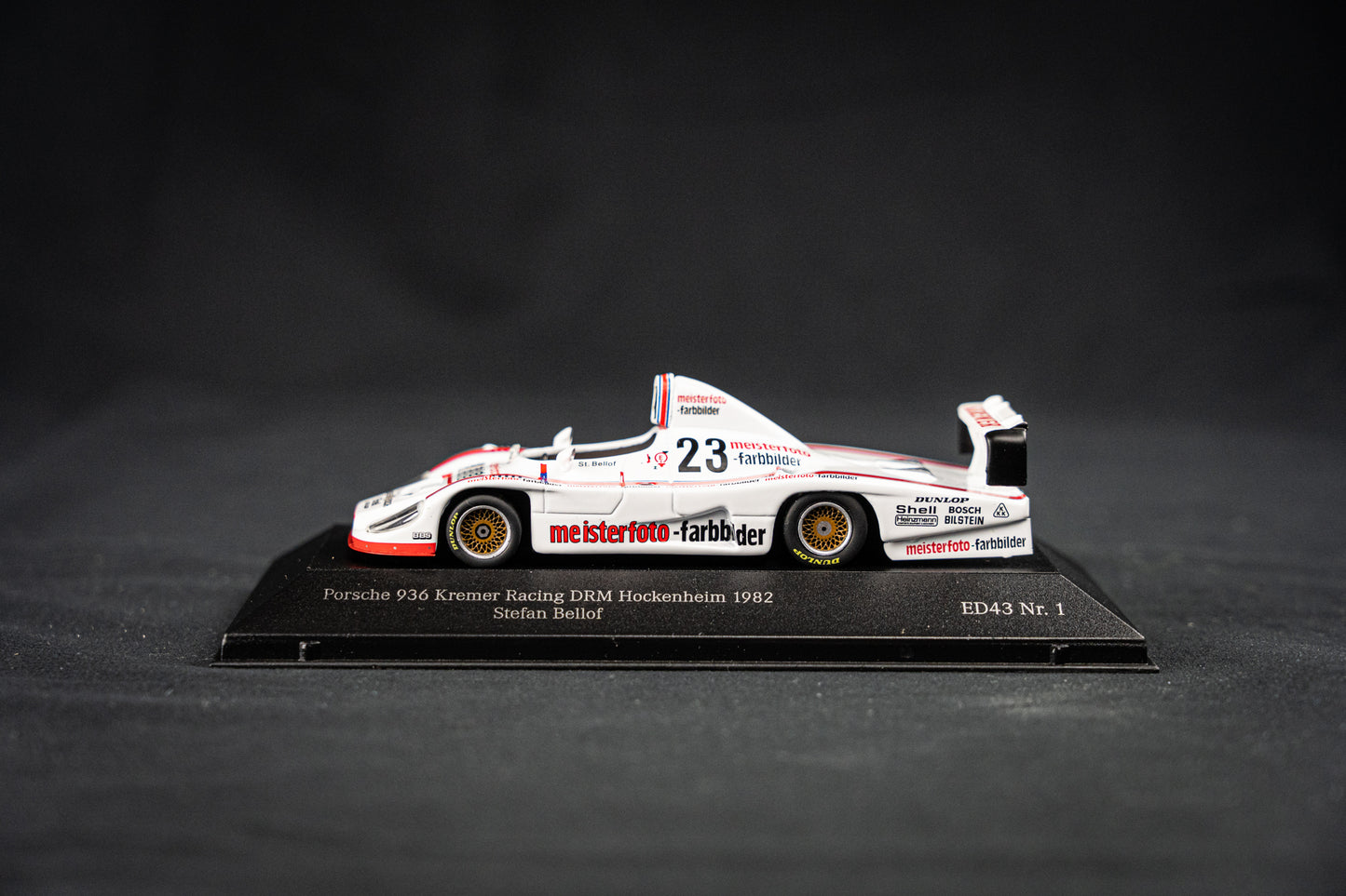 Porsche 936 Kremer Racing #23 - Stefan Bellof DRM Hockenheim 1982 - CMR 1:43