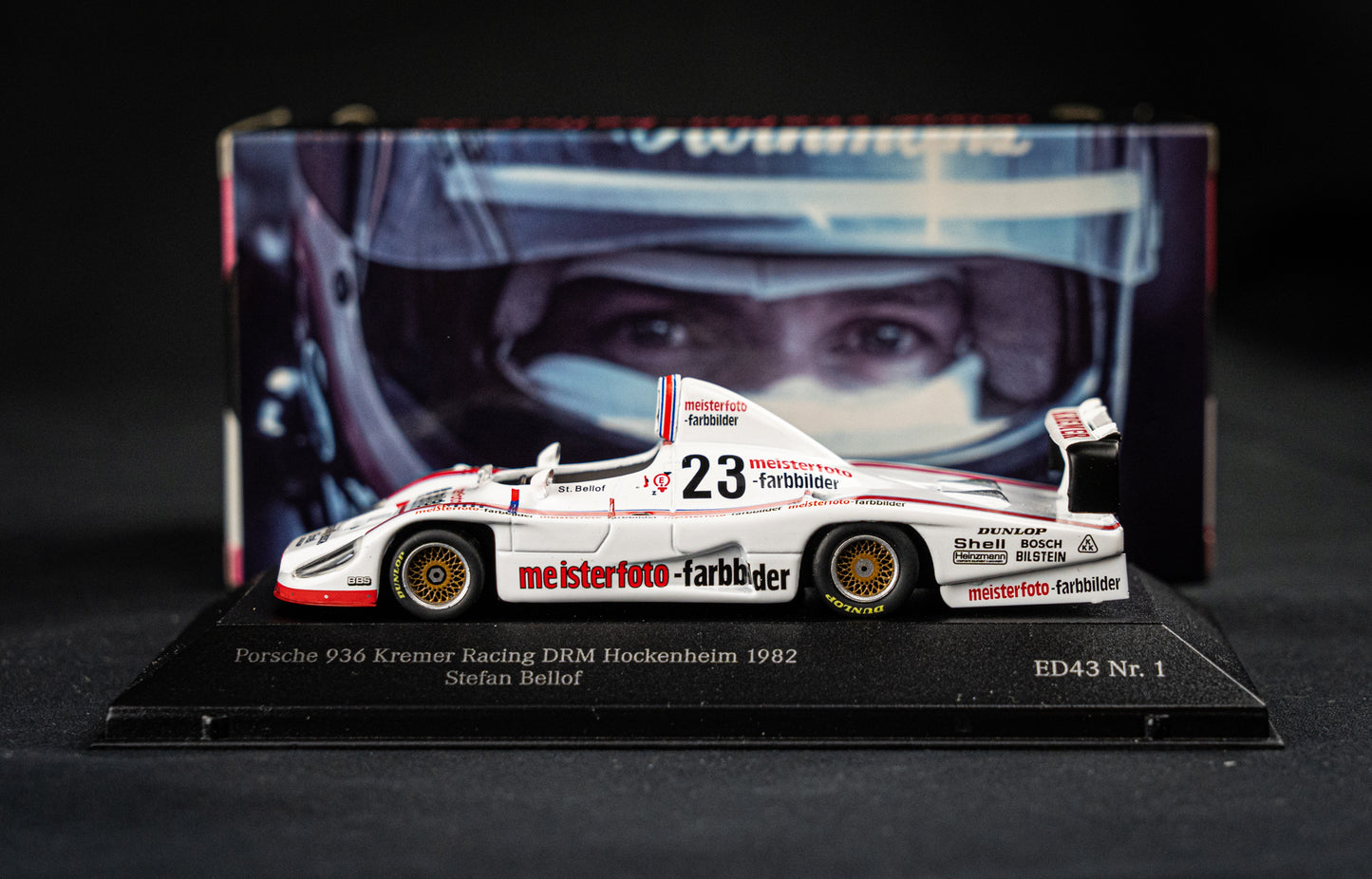Porsche 936 Kremer Racing #23 - Stefan Bellof DRM Hockenheim 1982 - CMR 1:43