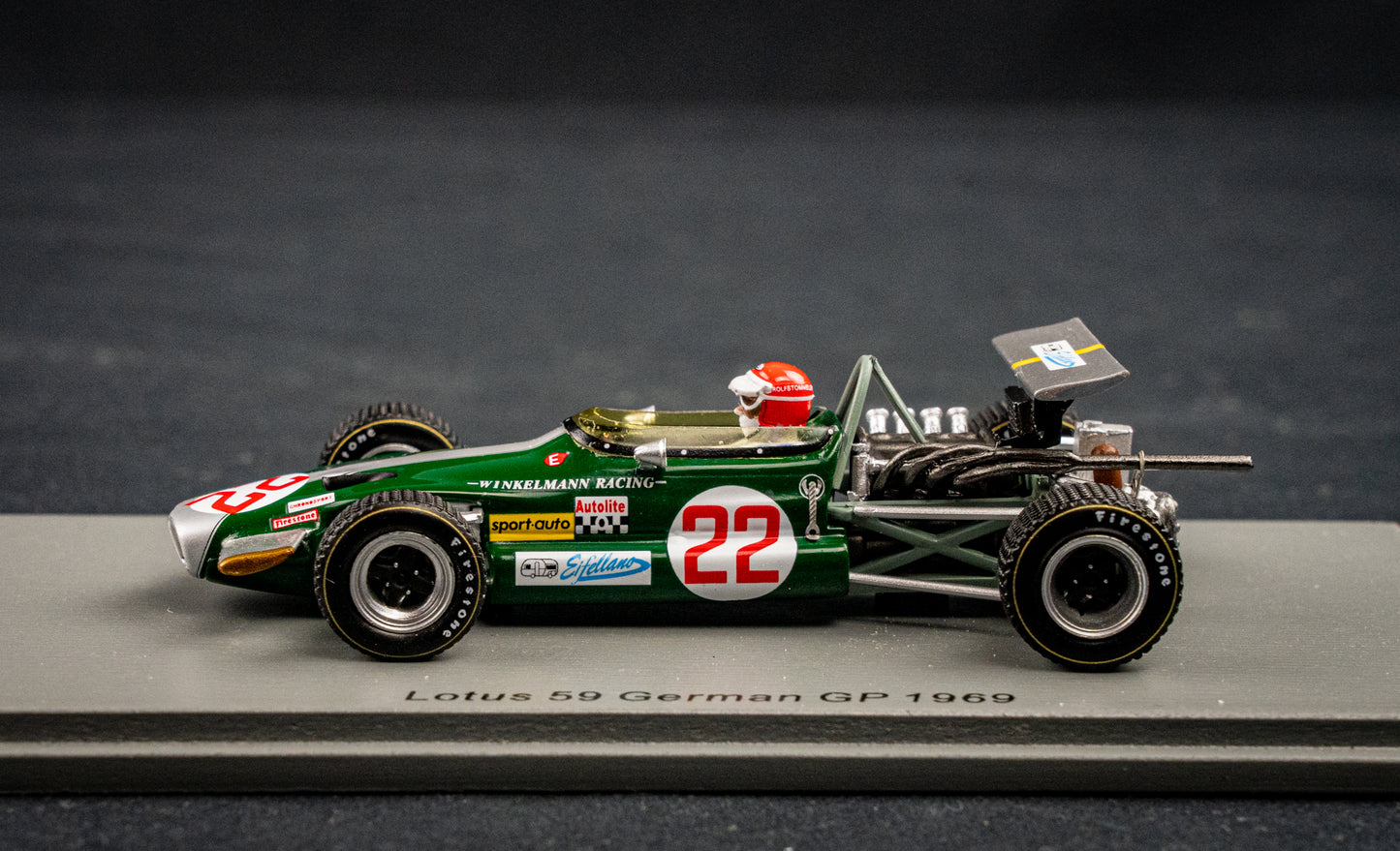 Lotus 59 #22 Rolf Stommelen Formel 1 Grand Prix Deutschland 1969 Spark 1:43