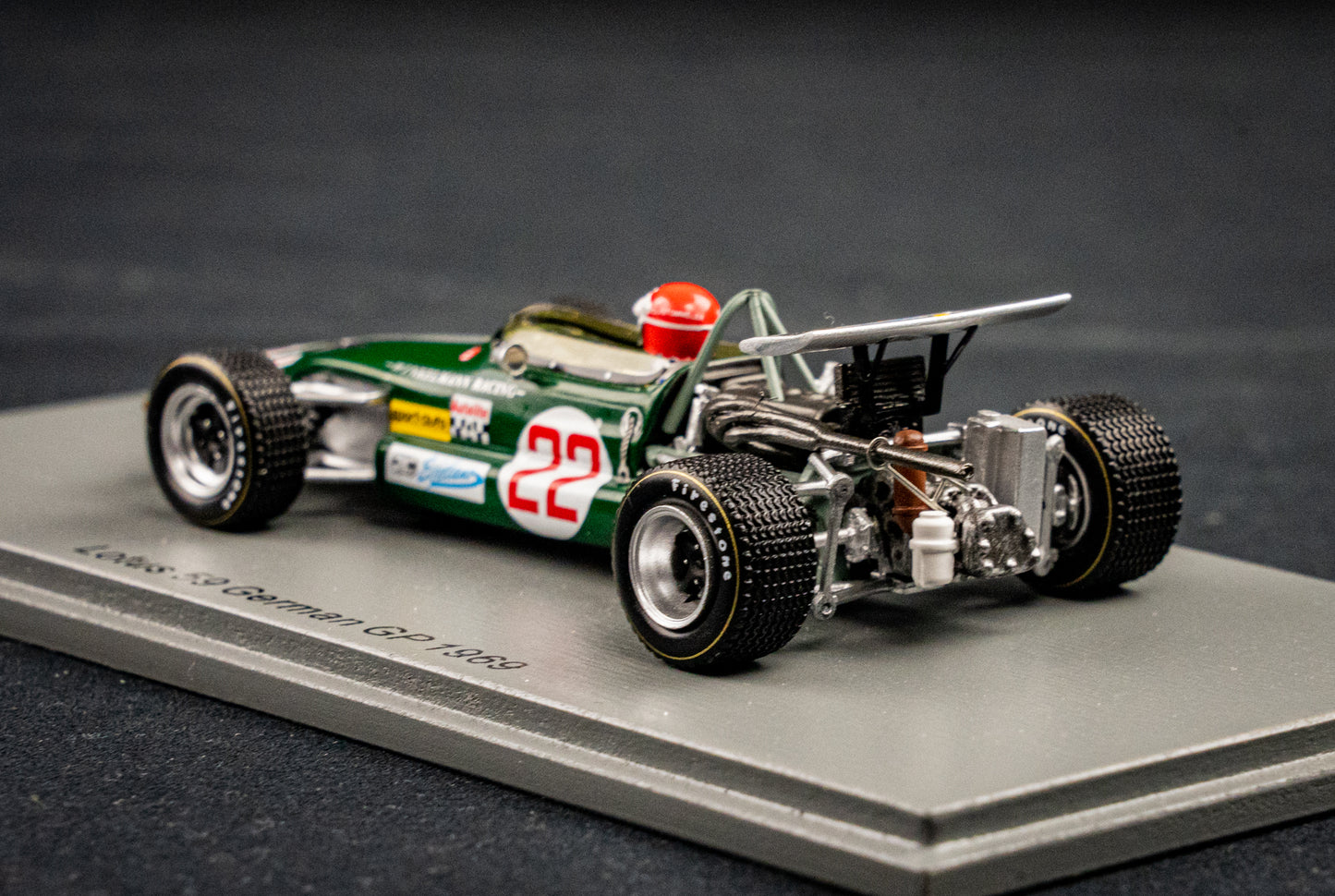 Lotus 59 #22 Rolf Stommelen Formel 1 Grand Prix Deutschland 1969 Spark 1:43