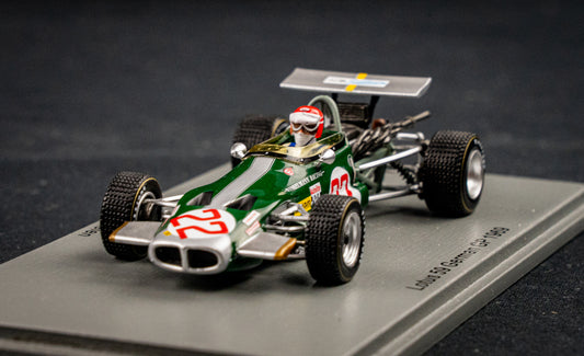 Lotus 59 #22 Rolf Stommelen Formel 1 Grand Prix Deutschland 1969 Spark 1:43