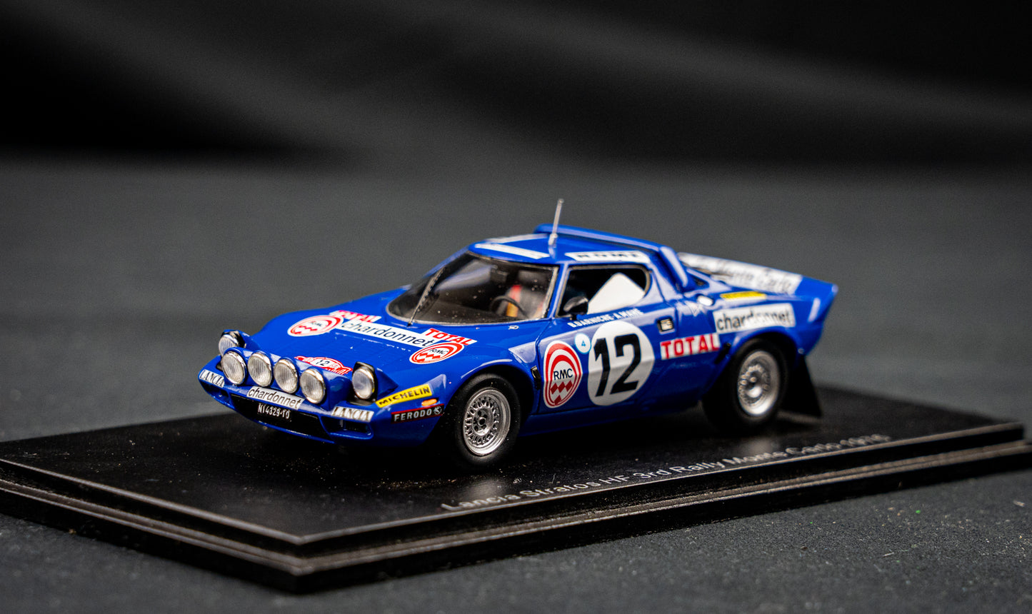 Lancia Stratos HF #12 3rd Rallye Monte Carlo 1976 - Darniche / Mahe Spark 1:43