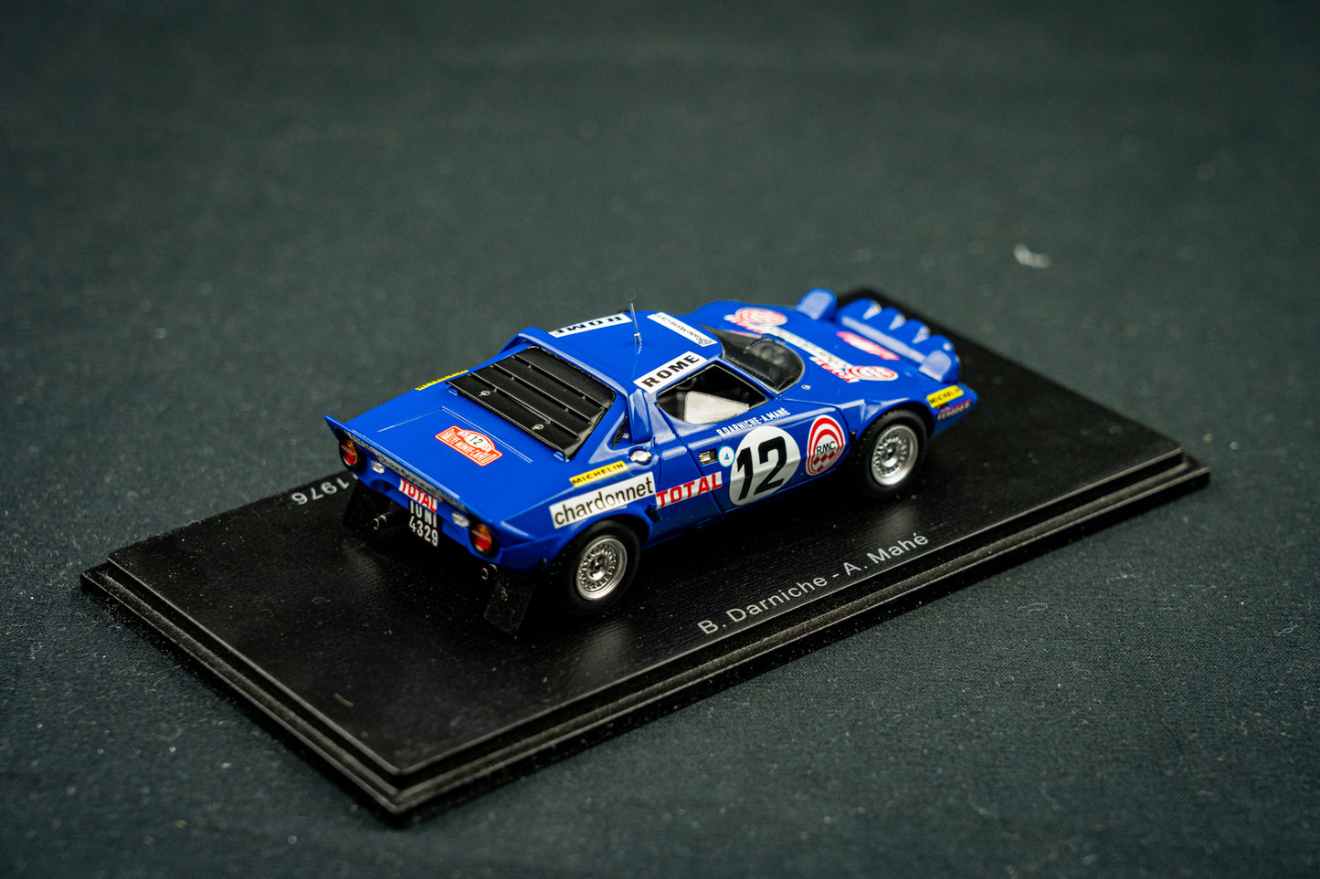 Lancia Stratos HF #12 3rd Rallye Monte Carlo 1976 - Darniche / Mahe Spark 1:43