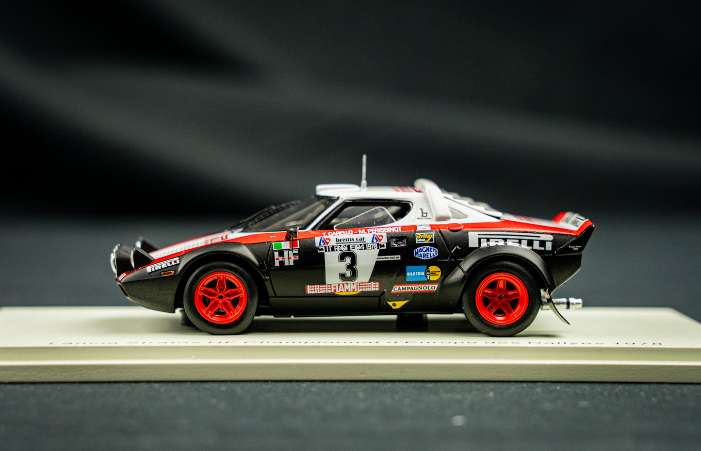 Lancia Stratos HF - T. Carello / M.Perissinot - Rallye Europameisterschaft 1978 Spark 1:43